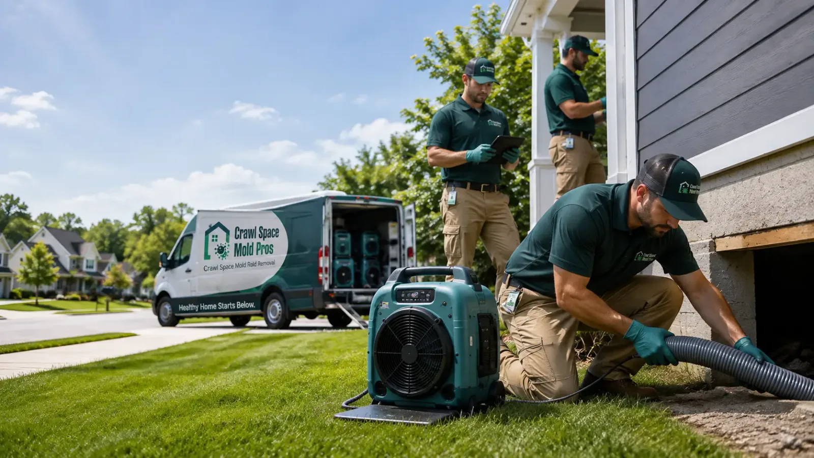 Crawl Space Mold Removal in Monticello, MN